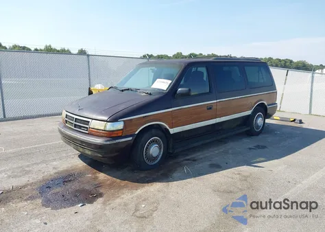 1992 Dodge Grand Caravan Le из США, поврежденный, VIN 1B4GH54R6NX245409